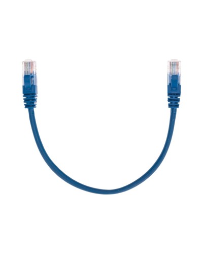 Патч-корд U/UTP, CAT 5e, RJ45-RJ45, 26AWG, LSZH, синий, 0,3м REXANT 02-0104-03 в Северске Патчкорды (медные) Pintop.ru