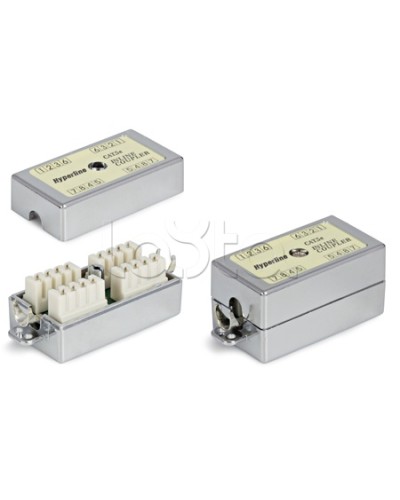 Проходной адаптер RJ-45 Hyperline CA-IDC-C5e-SH-F-WH в Северске Проходные адаптеры Pintop.ru