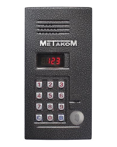 Блок вызова домофона Метаком MK2012-MFEV в Северске Блоки вызова многоабонентные Pintop.ru