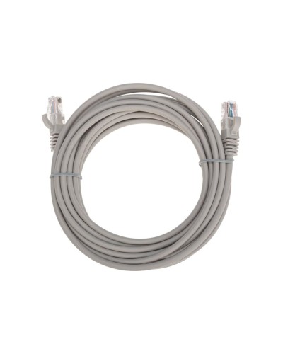 Патч-корд U/UTP, CAT 5e, RJ45-RJ45, 26AWG, LSZH, серый, 5м REXANT 02-0100-5 в Северске Патчкорды (медные) Pintop.ru