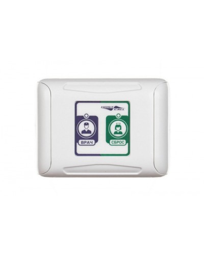 Кнопка присутствия/сброса и вызова врача Hostcall MP-434W2 в Северске Система оповещения и трансляции Hostcall Pintop.ru