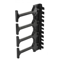 Вертикальный организатор Zero-U, 4U, с пластиковыми пальцами (2 шт) Eurolan (60A-18-04-16-09BL)