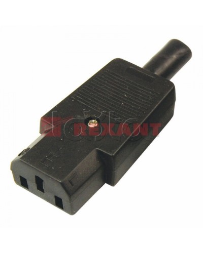 Гнездо сетевое на шнур (25шт/уп) REXANT 11-0004 в Северске Коннекторы Pintop.ru