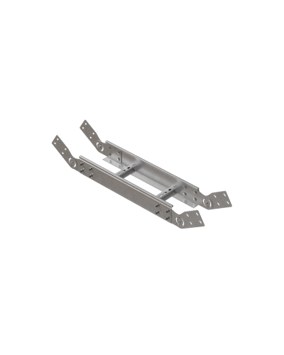 Вертикальный шарнирный угол 100х400х1,5 мм N КМ-профиль (LSHL100-400-1.5 N) в Северске Аксессуары для лотков Pintop.ru