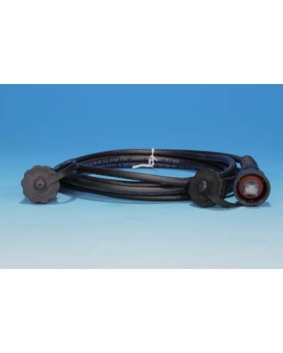 Патч-корд промышленный Hyperline PC-IE-LPM-STP-RJ45-RJ45-C6-2M-BK в Северске Патчкорды (медные) Pintop.ru