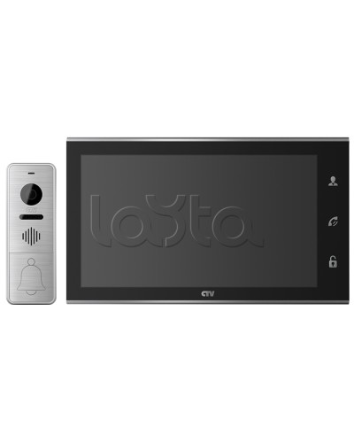 Комплектвидеодомофона CTV-DP4105AHD (черный) в Северске Комплекты домофонов Pintop.ru