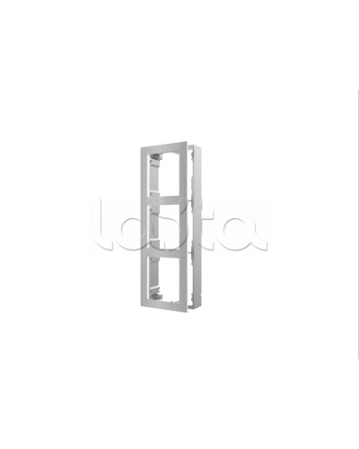 Рамка монтажная на 3 модуля Hikvision DS-KD-ACW3/S в Северске Аксессуары для IP домофонов Pintop.ru