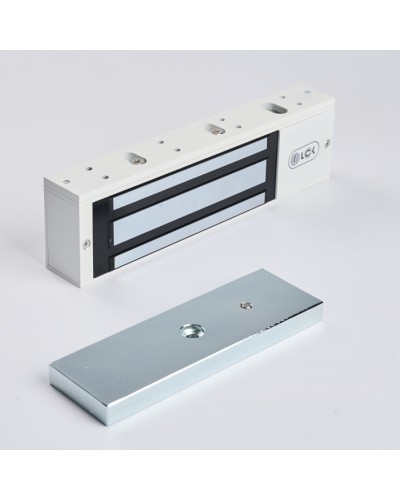 R-Lock RL-EM500-L0W - Электромагнитный замкок, 500кг, DC12/24B, цвет белый, RAL9016(белый) в Северске Электромагнитные замки Pintop.ru