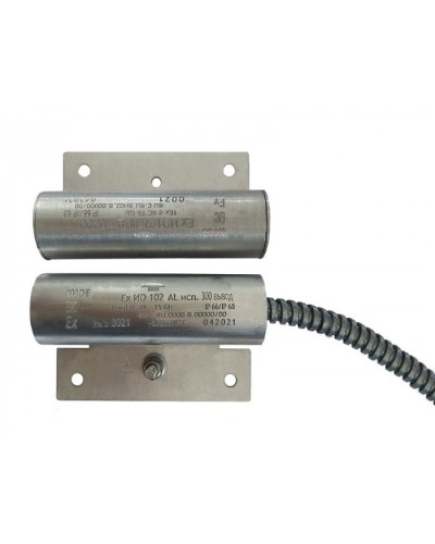 Извещатели охранные точечные магнитоконтактные взрывозащищённые Ех ИО102 Al исп.300 с магнитом М-50 маркировка 1Ex db IIC T6...Т5 Gb Магнито-Контакт в Северске Извещатели охранные (Ex) Pintop.ru