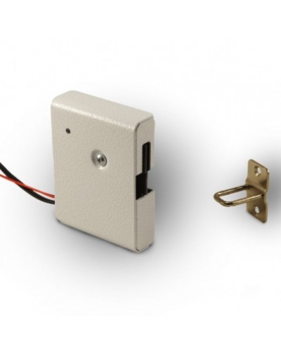 Замок электромеханический с толкателем и датчиком положения двери Promix-SM308.10.1 (белый) в Северске Электромеханические замки Pintop.ru