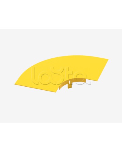 Крышка на горизонтальный изгиб на 90° Hyperline FBTR-120-ELB90CVR в Северске Аксессуары для лотков Pintop.ru