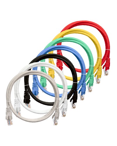 Шнур коммутационный 2хRJ45/8P8C U/UTP кат.5е (NMC-PC4UD55B-005-WT) NIKOMAX (0.5 м) в Северске Патчкорды (медные) Pintop.ru