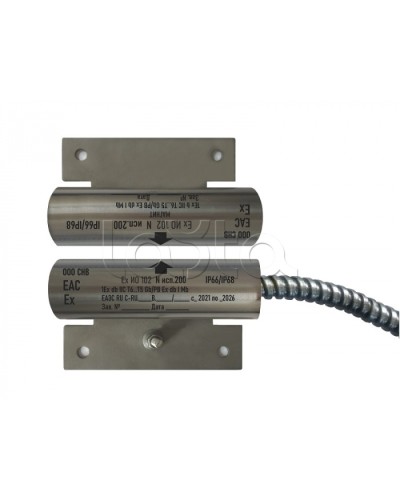 Извещатель охранный точечный магнитоконтактный взрывозащищённый Магнито-контакт Ех ИО102 N исп.251 (торцевой), с постоянно присоединенным кабелем в металлорукаве (штатно кабель 2х0,75 - 1м), 1Ex d IIC T6 Gb / РB Ex d I Mb АТФЕ.425119.171 в Северске Изв