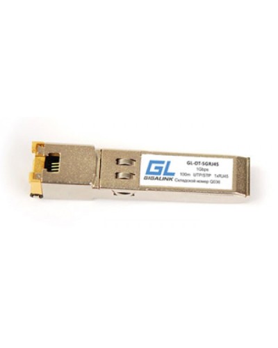 Модуль SFP Gigalink GL-OT-SGRJ45 в Северске Модули SFP/XFP/GBIC Pintop.ru