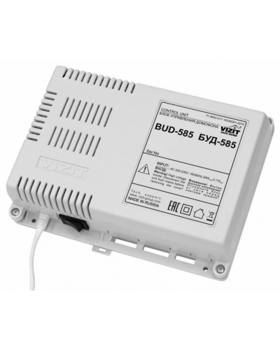 Блок управления и питания периметрового домофона VIZIT БУД-585 в Северске Блоки управления многоабонентные Pintop.ru