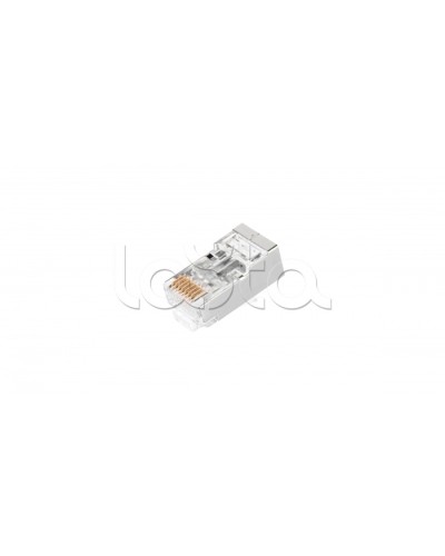 Коннектор NIKOMAX RJ45/8P8C под витую пару, Кат.5е (Класс D), уп-ка 100шт. (NMC-RJ88RZ50SD1-PT-100) в Северске Коннекторы и разъемы Pintop.ru