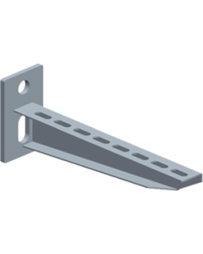 Консоль перфорированная для лотка шириной 200мм LANMASTER LAN-MT-BP200-EZ в Северске Аксессуары для лотков Pintop.ru