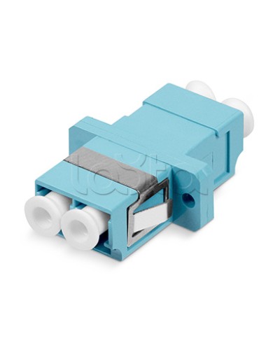 Проходной соединитель LC-LC duplex MM Cabeus (DLC-DLC-MM-OM3) в Северске Проходные адаптеры и розетки оптические Pintop.ru