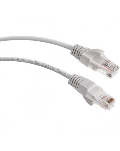 Шнур коммутационный 2xRJ-45/8P8C U/UTP кат.5е (1,5 м) Cabeus PC-UTP-RJ45-Cat.5e-1.5m в Северске Патчкорды (медные) Pintop.ru