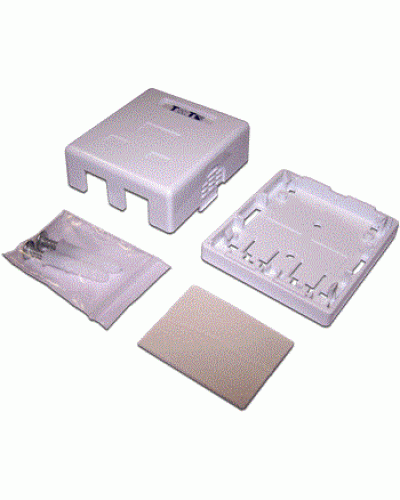 Коробка настенная на 1 порт для Keystone TWT TWT-SA1-WH в Северске Распределительные коробки Pintop.ru