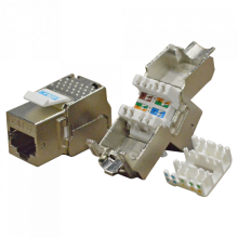 Модуль Keystone RJ45, Cat.6, STP, 180 градусов TWT (TWT-OK45STP180/6)