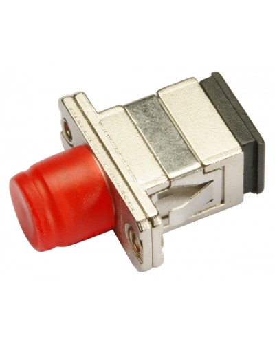 Соединитель проходной SC-FC, SM(для одномодового кабеля), D-тип Cabeus SC-FC-SM в Северске Проходные адаптеры и розетки оптические Pintop.ru