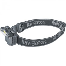 Фонарь Navigator 93 190 NPT-H27-ACCU налоб. 1COB LED 3Вт 1реж. Li-pol 0,5Ач