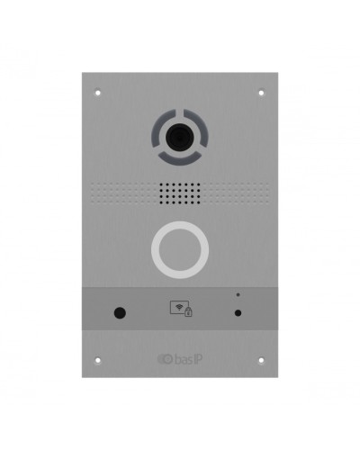 Панель вызывная индивидуальная BAS-IP AV-08FB SILVER в Северске Вызывные видеопанели малоабонентные Pintop.ru