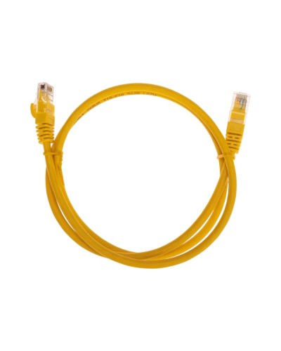 Патч-корд U/UTP, CAT 6, RJ45-RJ45, 26AWG, LSZH, желтый, 1м REXANT 02-0295-1 в Северске Патчкорды (медные) Pintop.ru