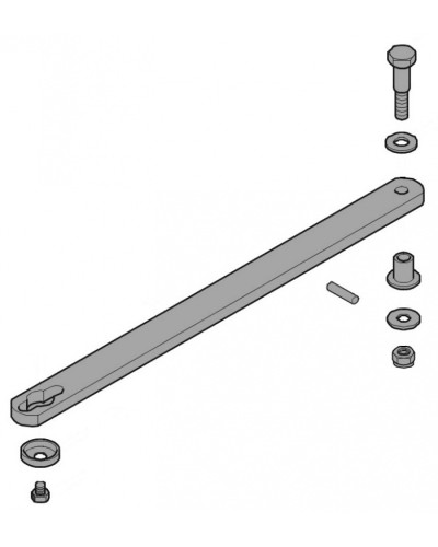 Рычаг прямой с креплением F7024N Came 119RID292 в Северске Запчасти для шлагбаумов и автоматики Pintop.ru