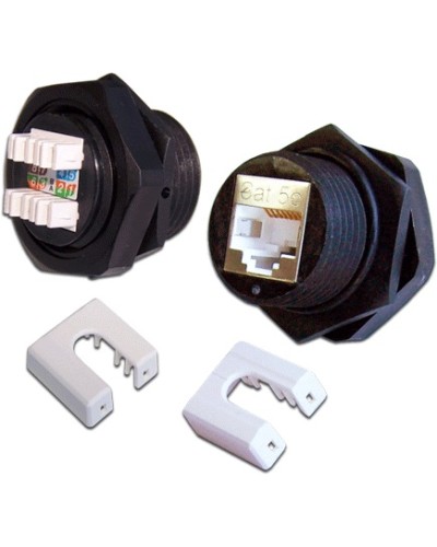 Индустриальный модуль Keystone, RJ45, cat.5e, STP, 180 градусов, IP68 LANMASTER (LAN-OK45S5E/180-WP) в Северске Коммутационные изделия Pintop.ru