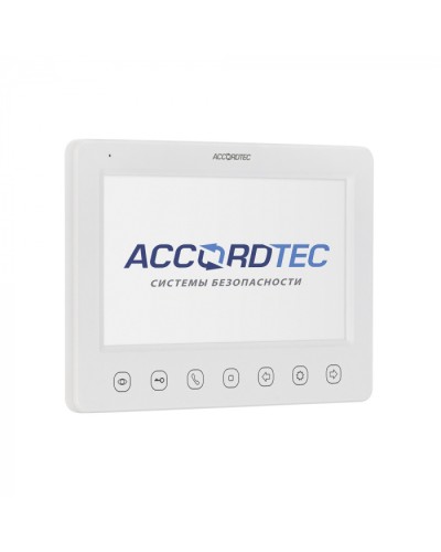 Монитор видеодомофон AccordTec AT-VD 751C/M/SD WH в Северске Абонентские IP устройства Pintop.ru