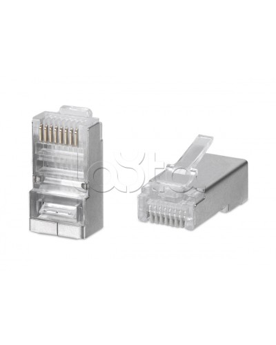 Коннектор RJ-45 Cabeus (8P8C-SH-FC) в Северске Коннекторы и разъемы Pintop.ru