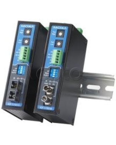 Конвертор RS-232/422/485 в оптику SM (ST) Moxa ICF-1150-S-ST-T в Северске Дополнительное оборудование для ОПС Pintop.ru