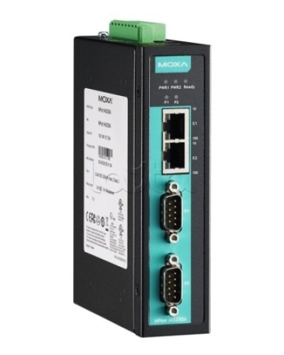 Сервер 2-портовый RS-232/422/485 в Ethernet Moxa NPort IA-5250A-T-IEX в Северске Дополнительное оборудование для ОПС Pintop.ru
