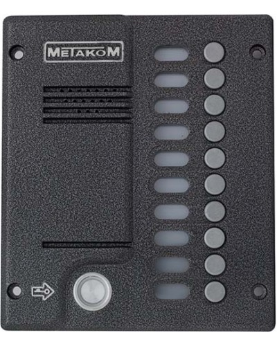 Блок вызова домофона Метаком MК10.2-TM4EVN в Северске Вызывные видеопанели малоабонентные Pintop.ru