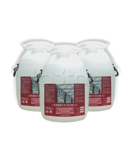 Cостав огнезащитный для металлических конструкций Гефест ОСМ-1 в Северске Огнезащитные краски Pintop.ru