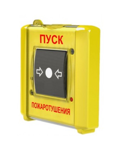 Устройство дистанционного пуска Юнитест УДП-И исп.2 (УДП 513-15 исп.2) надпись (Пуск пожаротушения) в Северске Пожарные извещатели Pintop.ru