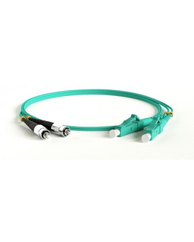 Патч-корд волоконно-оптический Hyperline FC-D2-503-SC/PR-ST/PR-H-1M-LSZH-AQ в Северске Патч-корды оптические Pintop.ru