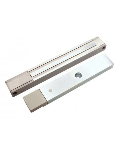 Электромагнитный замок с датчиком состояния двери ALeko ALM-200P (24В серый) в Северске Электромагнитные замки Pintop.ru