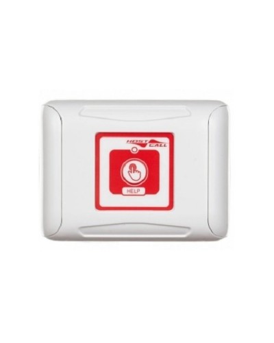 Влагозащищенная радиокнопка вызова Hostcall MP-411W2 в Северске Система оповещения и трансляции Hostcall Pintop.ru