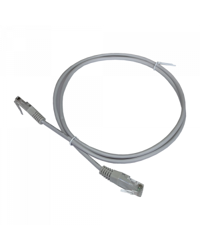 Патч-корд 2-х парный UTP кат.5e, с заливными колпачками, 0.5 м, серый TWT (TWT2-45-45-0.5-GY) в Северске Патчкорды (медные) Pintop.ru