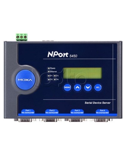Сервер 4-портовый RS-232/422/485 в Ethernet Moxa NPort 5450-T в Северске Дополнительное оборудование для ОПС Pintop.ru