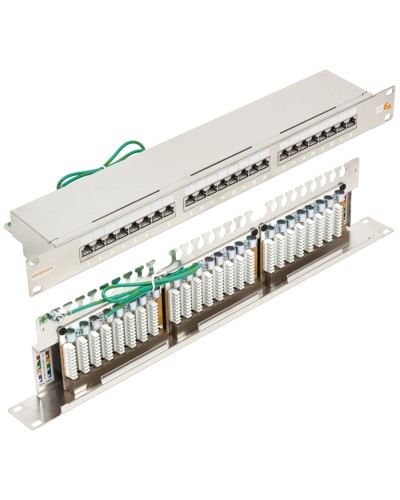 Патч-панель 19, 1U, 24xRJ45 кат.6А NIKOMAX NMC-RP24SA2-1U-MT в Северске Патч панель Pintop.ru