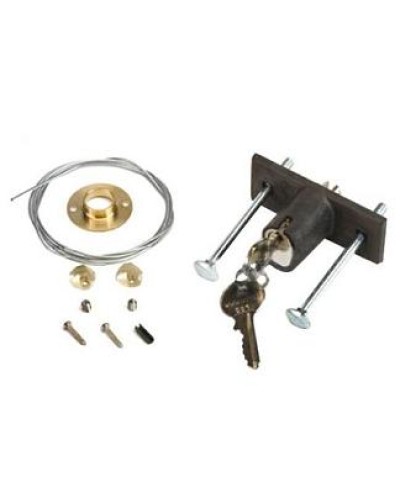 Замок дистанционной разблокировки потолочного привода с ключом №1 Faac 424591001 в Северске Запчасти для шлагбаумов и автоматики Pintop.ru