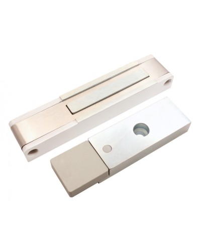 Электромагнитный замок с датчиком состояния двери ALeko ALM-150P (12В белый) в Северске Электромагнитные замки Pintop.ru