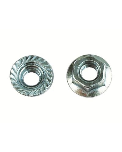 Гайка с насечкой, препятствующей откручиванию М5 (200 шт/уп) DKC (CM100500) в Северске Крепеж Pintop.ru