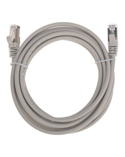 Патч-корд F/UTP, CAT 5e, RJ45-RJ45, 26AWG, LSZH, серый, 3м REXANT 02-0110-3 в Северске Патчкорды (медные) Pintop.ru