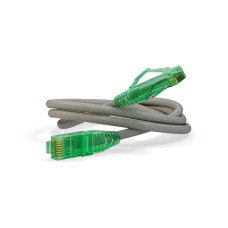 Патч-корд U/UTP Hyperline PC-LPM-UTP-RJ45-RJ45-C6a-10M-LSZH-GY