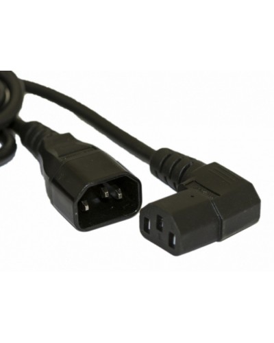 Кабель питания монитор-компьютер Hyperline PWC-IEC13A-IEC14-5.0-BK в Северске Коннекторы Pintop.ru